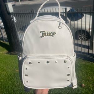 White juicy couture backpack